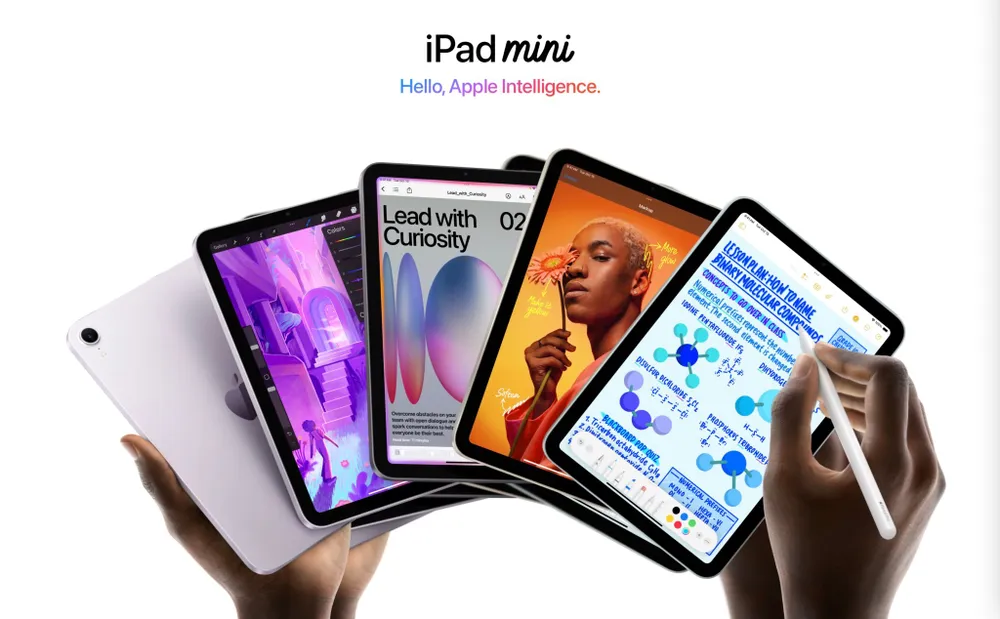 iPad mini 7 là một lựa chọn đáng cân nhắc khi người dùng chọn mua máy tính bảng. Ảnh: Apple