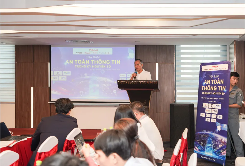 Thượng tá Lê Minh Hải, Phó trưởng phòng An ninh mạng và phòng chống tội phạm sử dụng công nghệ cao Công an TP.HCM. Ảnh: TIỂU MINH