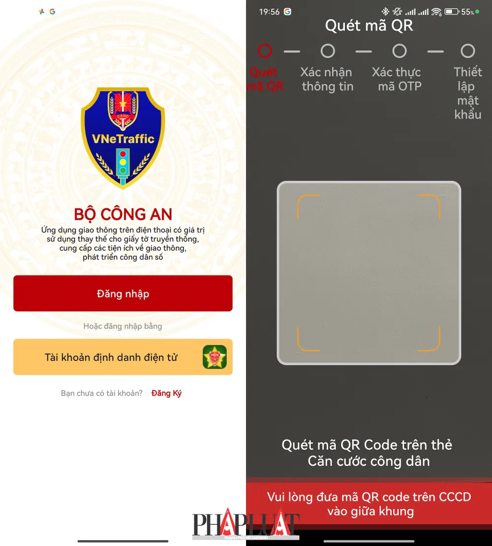 Tạo tài khoản VNeTraffic. Ảnh: TIỂU MINH