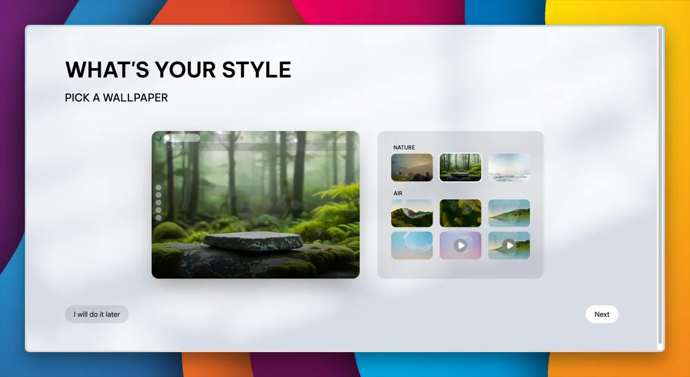 Opera Air, trình duyệt tập trung vào chánh niệm và thiền định. Ảnh: TIỂU MINH