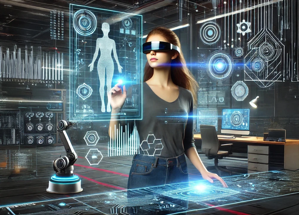 Phụ nữ làm việc trong ngành công nghệ ngày càng nhiều. Ảnh: AI