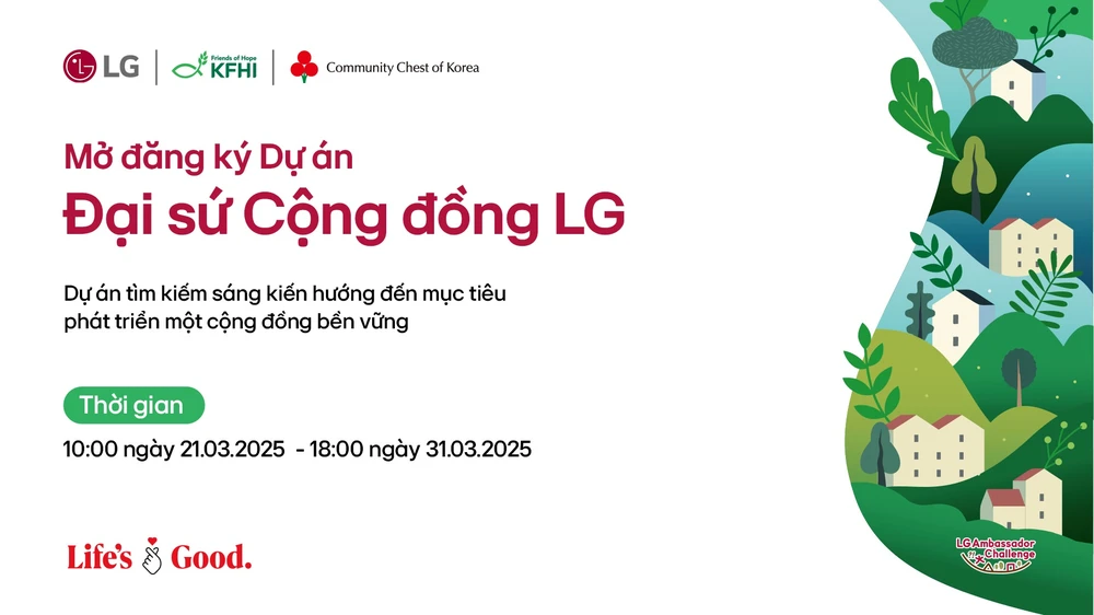 Tin công nghệ 27-3: LG triển khai chương trình Đại sứ cộng đồng LG 2025. Tin công nghệ 27-3: LG triển khai chương trình Đại sứ cộng đồng LG 2025.
