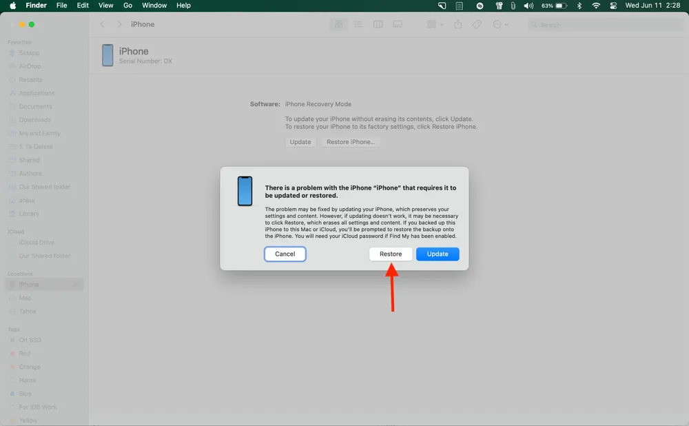 Hạ cấp iOS 26 Beta về iOS 18.