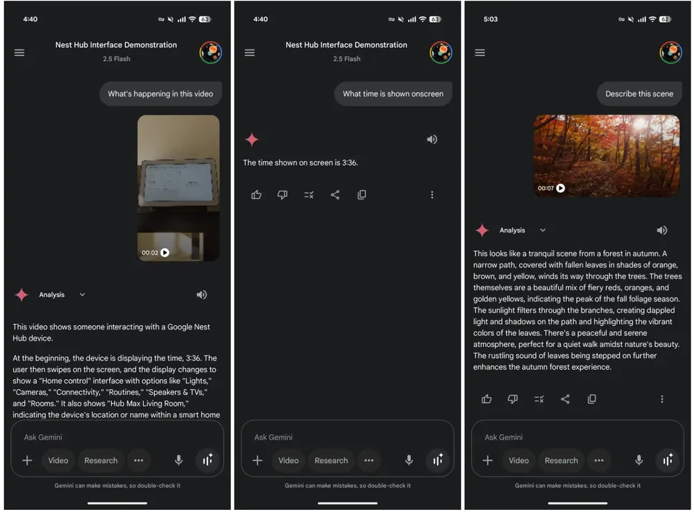 Tin công nghệ 18-6: Google Gemini hỗ trợ phân tích video. Ảnh: Google