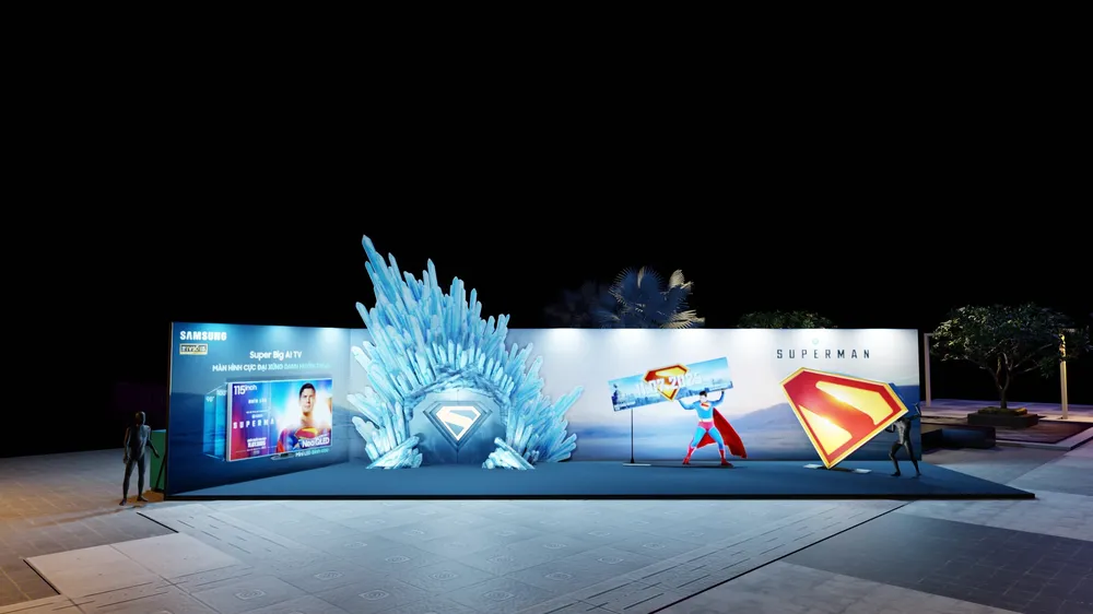 Tin công nghệ 4-7: Trải nghiệm Superman trên Samsung AI TV. Tin công nghệ 4-7: Trải nghiệm Superman trên Samsung AI TV.