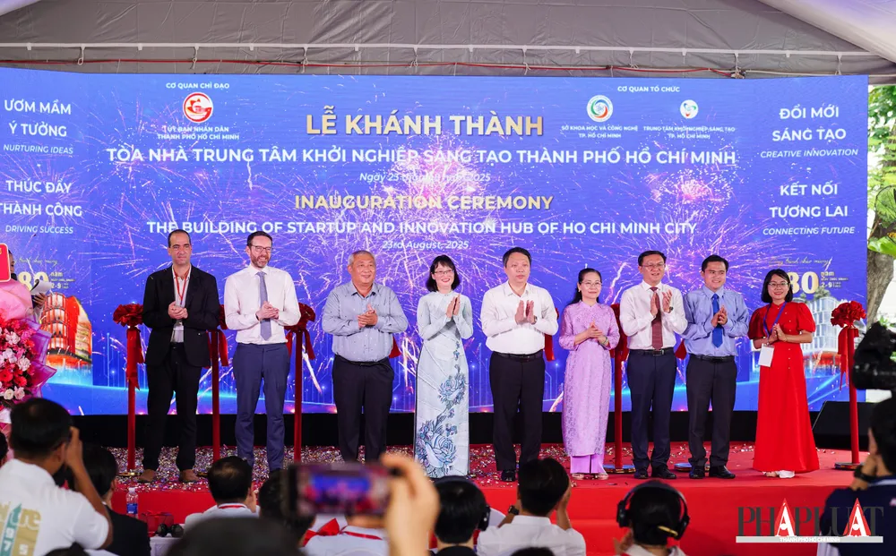 Chính thức khánh thành Trung tâm Khởi nghiệp Sáng tạo TP.HCM (SIHUB). Ảnh: MINH HOÀNG