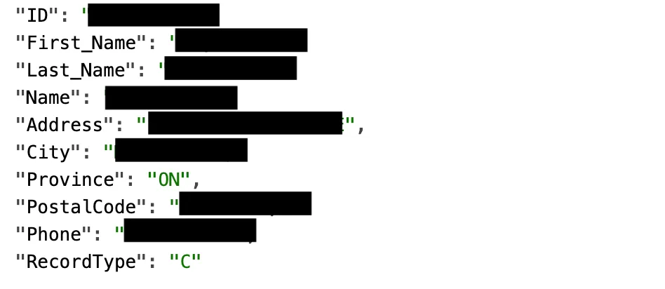 Thông tin trong hồ sơ cá nhân bị rò rỉ. Ảnh: Cyber News