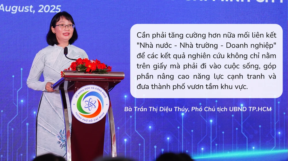 Bà Trần Thị Diệu Thúy, Phó Chủ tịch UBND TP.HCM.