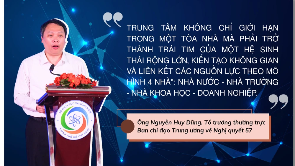 Ông Nguyễn Huy Dũng, Tổ trưởng thường trực Ban chỉ đạo Trung ương về Nghị quyết 57
