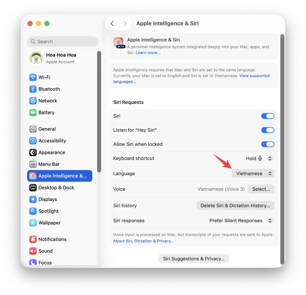 Tin công nghệ 23-9: AI của Apple đã hỗ trợ tiếng Việt. Ảnh: TIỂU MINH
