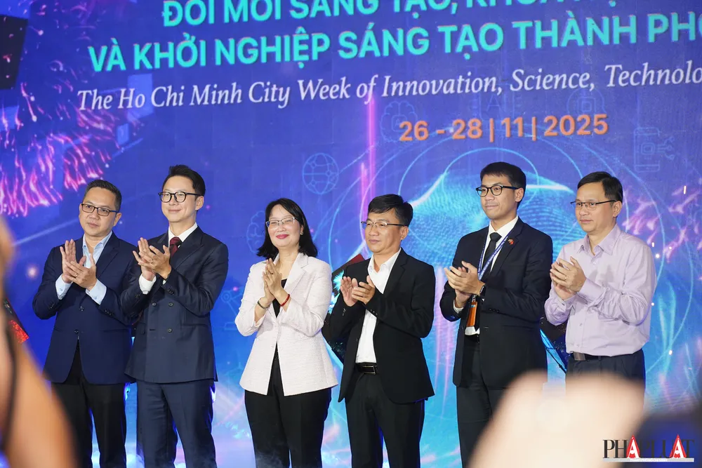 TP.HCM khởi động tuần lễ đổi mới sáng tạo 2025. Ảnh: TIỂU MINH