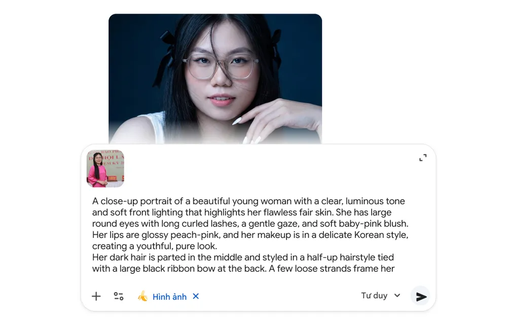 Tải lên ảnh gốc và thêm vào các lệnh tùy ý. Ảnh: TIỂU MINH