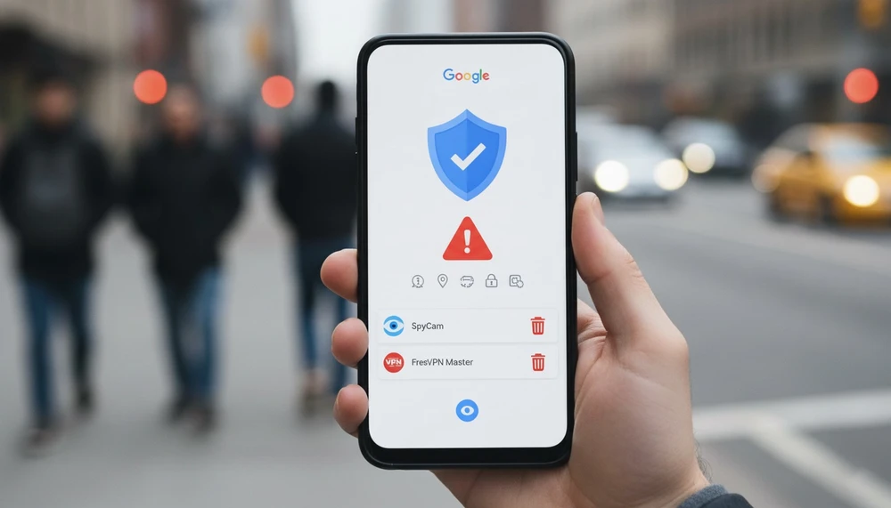Nhiều ứng dụng Android đang âm thầm theo dõi, thu thập dữ liệu vị trí mà người dùng không hề hay biết. Ảnh minh họa: AI