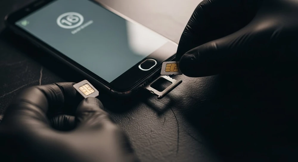 SIM swap là hình thức tấn công đánh cắp thẻ SIM, từ đó sử dụng để lấy mã xác thực 2 lớp. Ảnh minh họa: AI