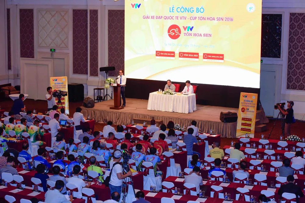 lễ công bố giải đua xe đạp nam quốc tế 