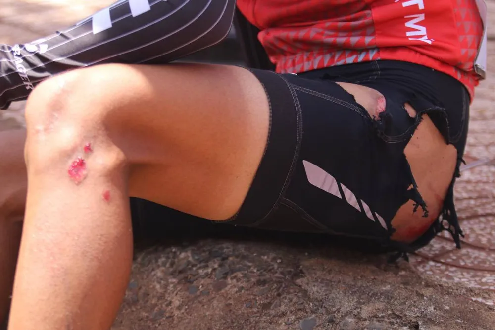 Té ngã gần đích, Trần Thanh Điền lỡ cơ hội áo vàng ảnh 2