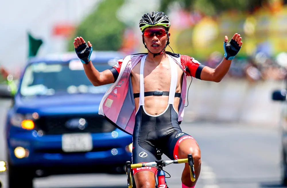 Ngoại binh người Mông Cổ chiến thắng chặng 17. ẢNH: PHẠM HUY