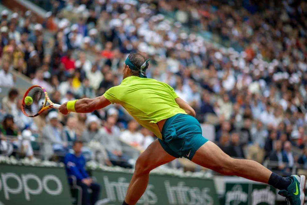 Rafael Nadal khởi đầu thuận lợi tại Roland Garros. Ảnh: GETTY