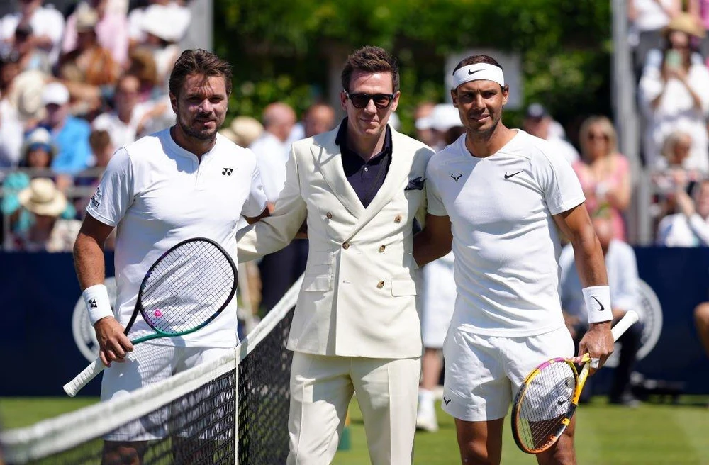 Wawrinka khá bất ngờ với chấn thương bàn chân của Nadal. Ảnh: GETTY