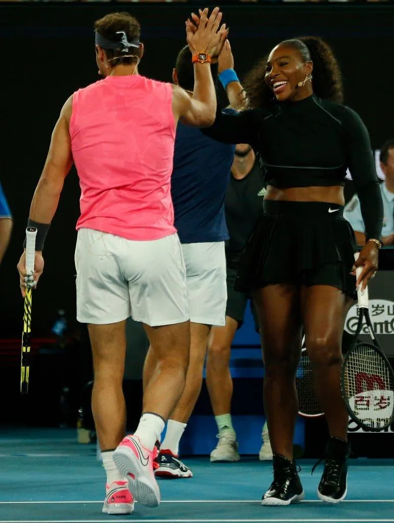 Serena hết lời ca ngợi những chiến tích của Nadal mùa này. Ảnh: GETTY Serena hết lời ca ngợi những chiến tích của Nadal mùa này. Ảnh: GETTY
