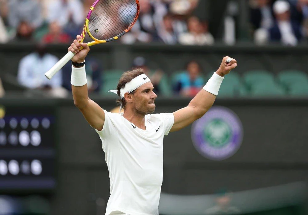 Nadal lo sợ COVID-19 có thể tước đi cơ hội tranh tài tại Wimbledon. Ảnh: GETTY