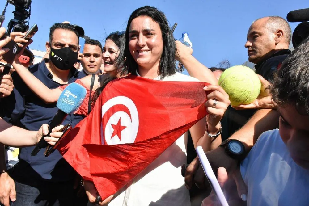 Sự thành công của Jabeur giúp Tunisia được biết đến nhiều hơn trên thế giới. Ảnh: GETTY Sự thành công của Jabeur giúp Tunisia được biết đến nhiều hơn trên thế giới. Ảnh: GETTY