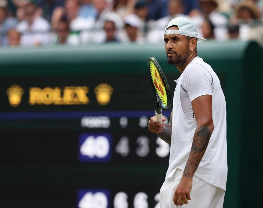 Kyrgios trở lại đầy ấn tượng với ngôi á quân Wimbledon. Ảnh: GETTY