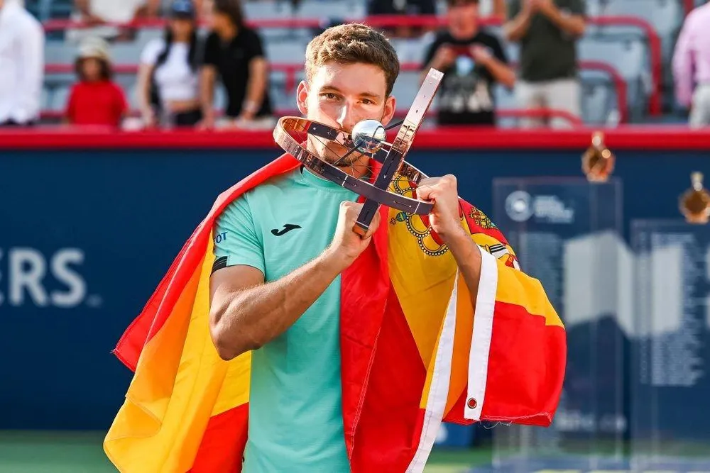 Busta lần đầu vô địch ATP Masters 1000. ảnh: GETTY Busta lần đầu vô địch ATP Masters 1000. ảnh: GETTY