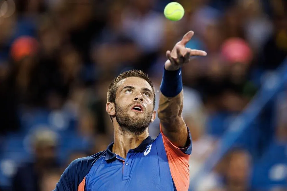 Tay vợt người Croatia - Borna Coric. Ảnh: GETTY