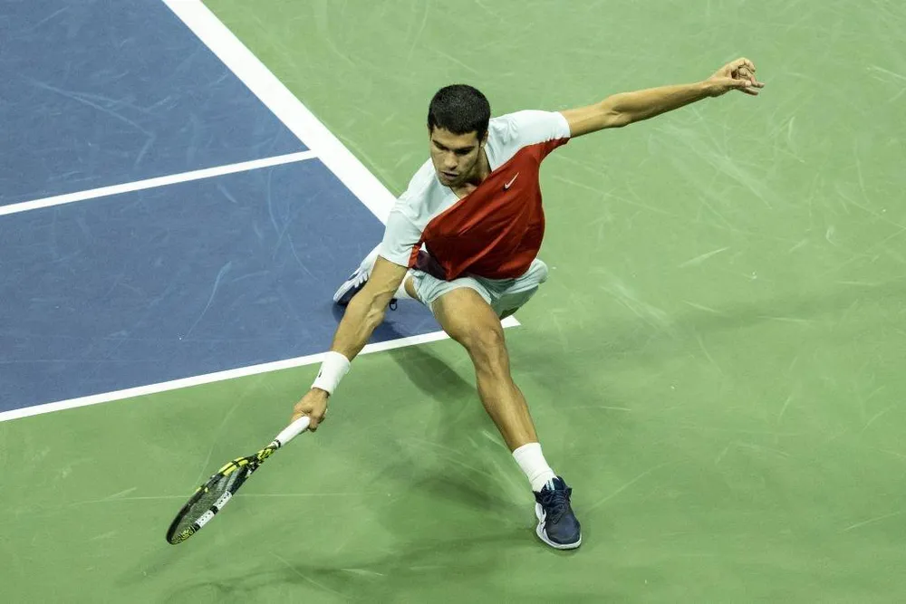 Alcaraz có cơ hội lên ngôi số 1 thế giới nếu đăng quang Mỹ mở rộng. Ảnh: GETTY