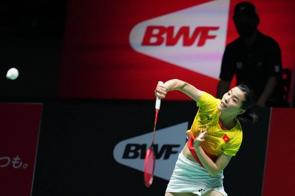 Tay vợt nữ Nguyễn Thùy Linh. Ảnh: GETTY