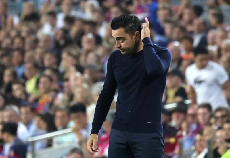 HLV Xavi trong trận thua Bayern tại Nou Camp. Ảnh: REUTERS HLV Xavi trong trận thua Bayern tại Nou Camp. Ảnh: REUTERS