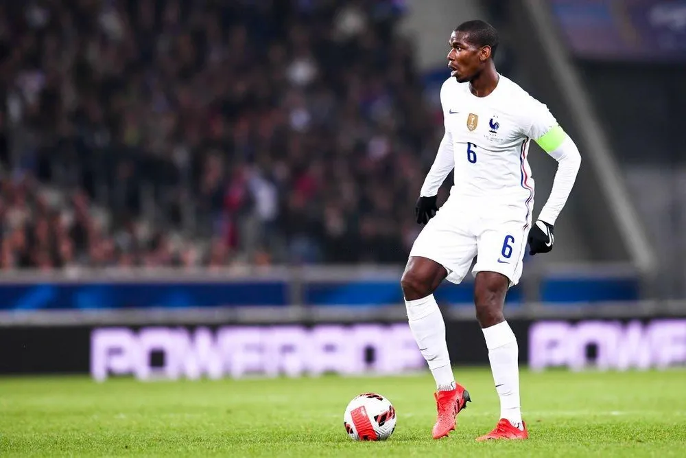 Đội trưởng đội tuyển Pháp Pogba vắng mặt ở World Cup Qatar. Ảnh: GETTY