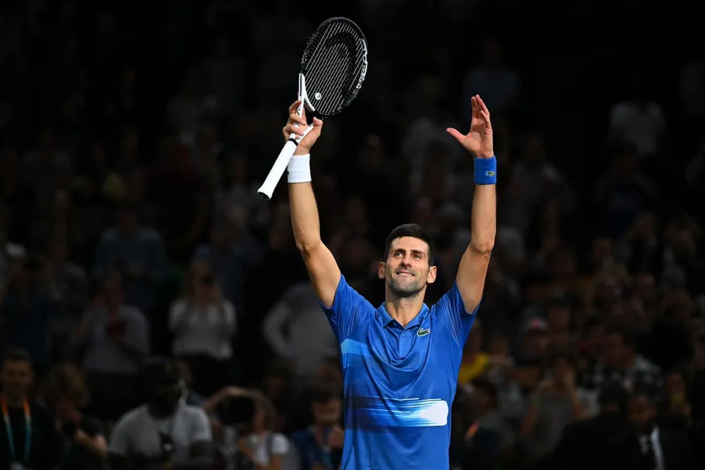 Djokovic vừa được chính phủ Úc hủy bỏ lệnh cấm visa 3 năm. Ảnh: GETTY