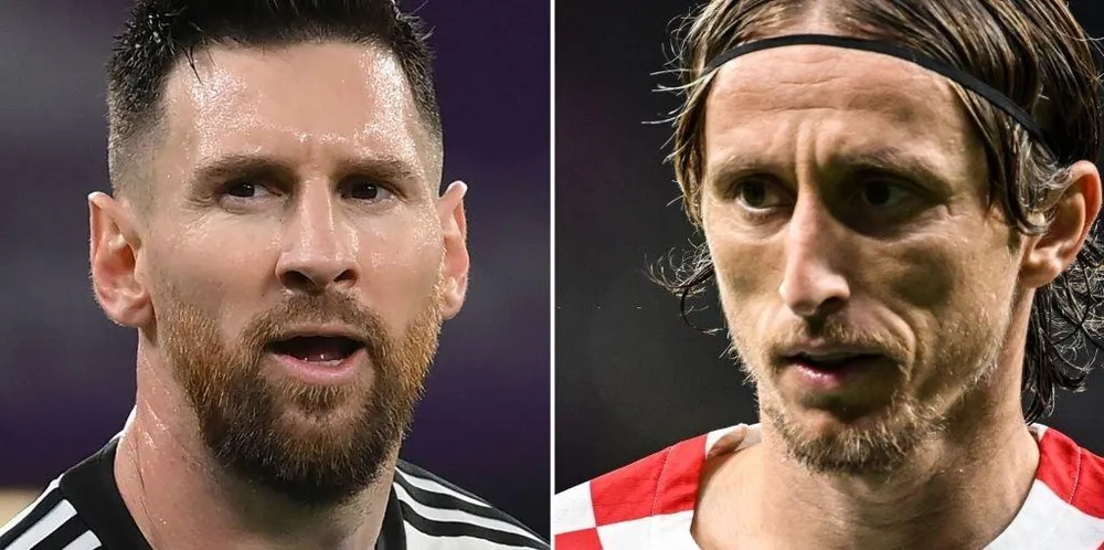 Messi và Modric đều là những tuyển thủ nòng cốt của Argentina lẫn Croatia. Ảnh: GETTY