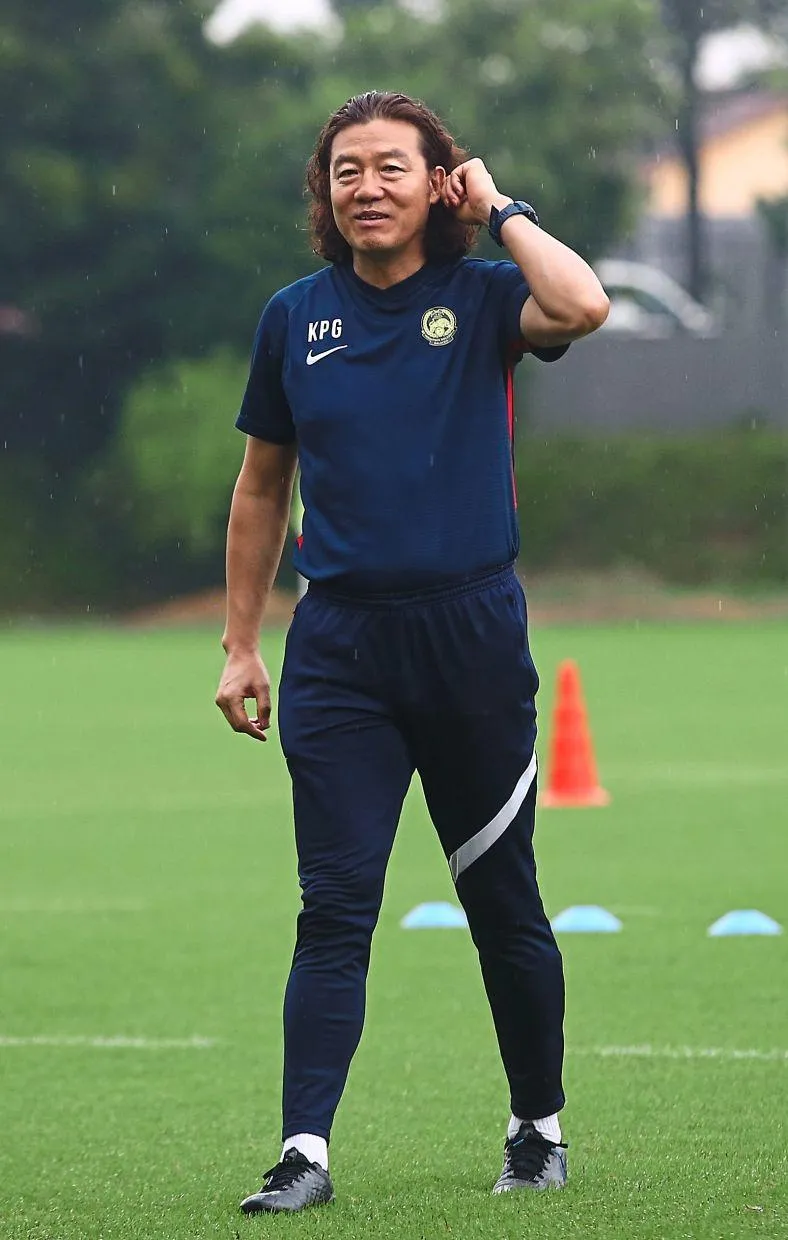 HLV đội tuyển Malaysia Kim Pan-gon. Ảnh: TS HLV đội tuyển Malaysia Kim Pan-gon. Ảnh: TS