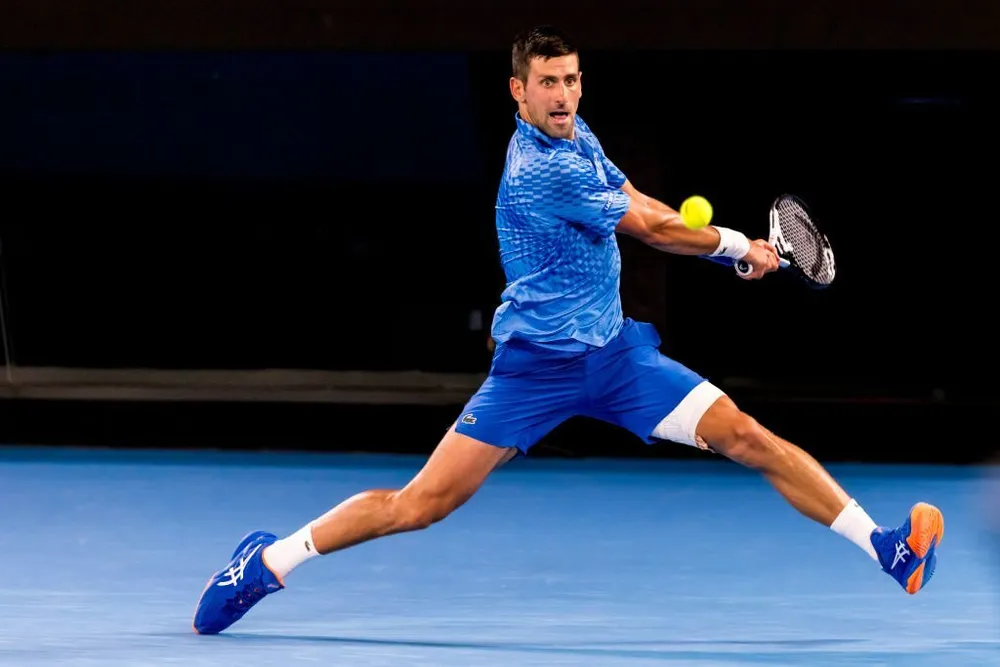 Nếu vô địch Úc mở rộng, ngoài ngôi số 1 thế giới, Djokovic còn san bằng kỷ lục đoạt 22 danh hiệu Grand Slam của Nadal. Ảnh: GETTY Nếu vô địch Úc mở rộng, ngoài ngôi số 1 thế giới, Djokovic còn san bằng kỷ lục đoạt 22 danh hiệu Grand Slam của Nadal. Ảnh: GETTY