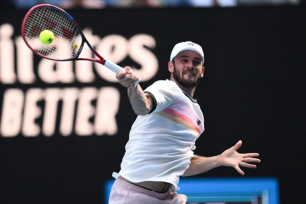 Tommy Paul lần đầu đối diện Djokovic tại bán kết một giải Grand Slam. Ảnh: GETTY