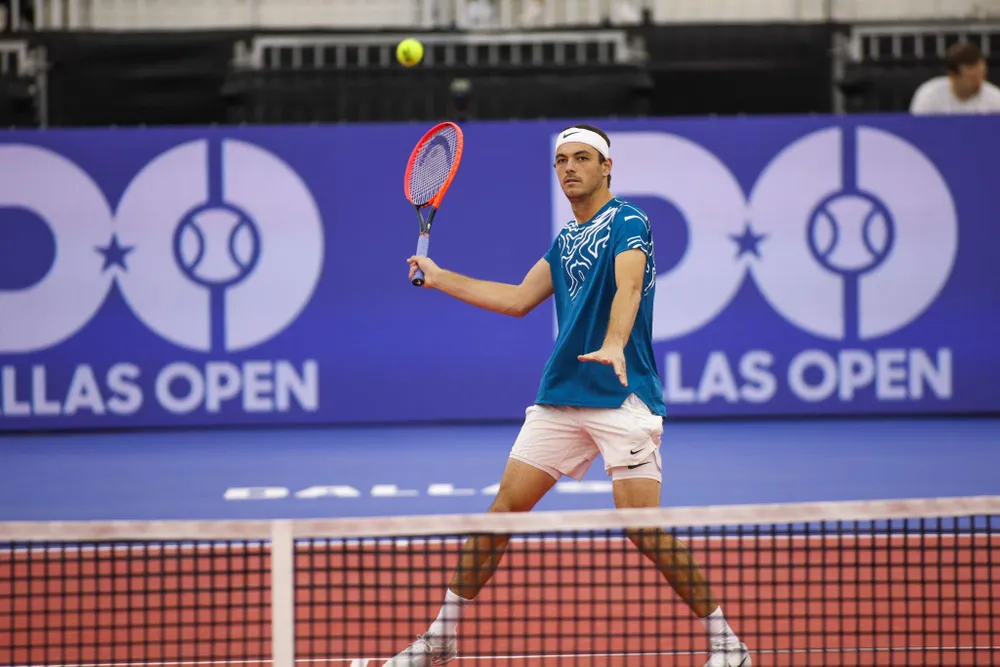 Taylor Fritz có nhiệm vụ bảo vệ 1000 điểm thưởng tại Indian Wells. Ảnh: GETTY Taylor Fritz có nhiệm vụ bảo vệ 1000 điểm thưởng tại Indian Wells. Ảnh: GETTY
