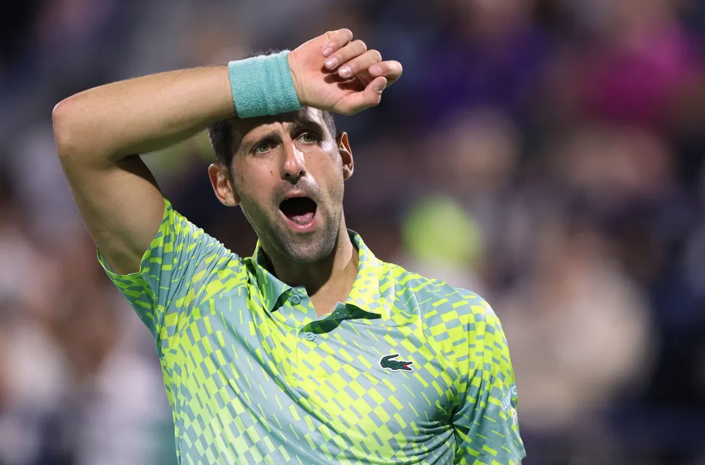 Djokovic khó giữ được vị trí số 1 thế giới do vắng mặt tại ATP Masters 1000 thứ 2 trong năm. Ảnh: GETTY