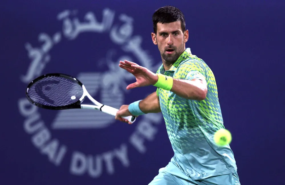 Djokovic kéo dài chuỗi chiến thắng lên 20/0 trước Hubert Hurkacz. Ảnh: GETTY