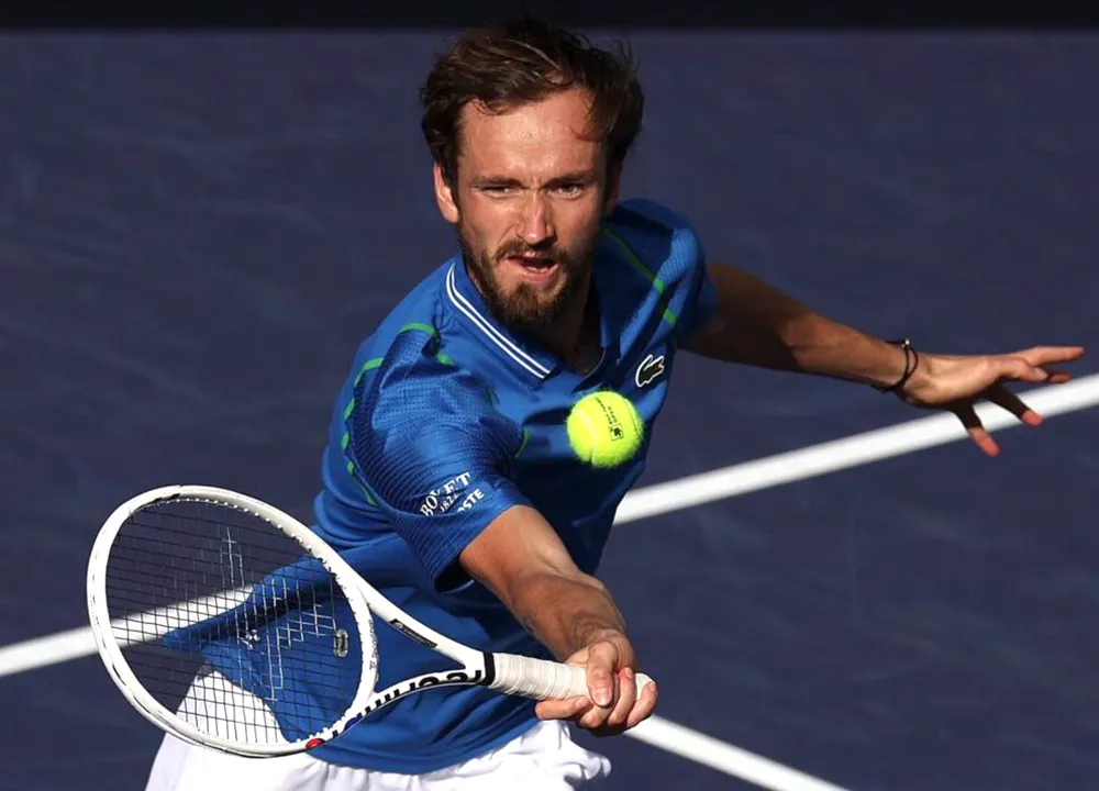 Medvedev đang hướng đến danh hiệu thứ 4 liên tiếp tại Indian Wells. Ảnh: ATP