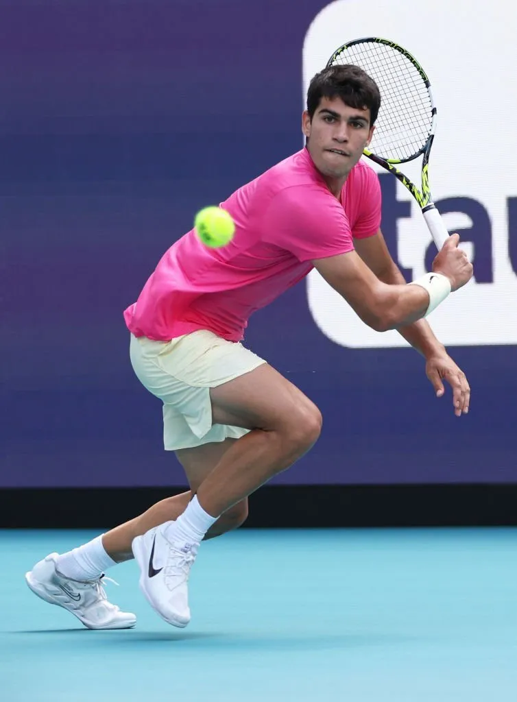 Alcaraz toàn diện trong các cú đánh thuận lẫn trái tay. Ảnh: GETTY