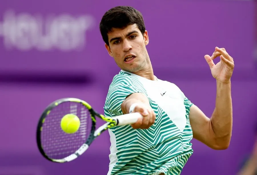 Tay vợt số 2 thế giới Carlos Alcaraz. Ảnh: REUTERS