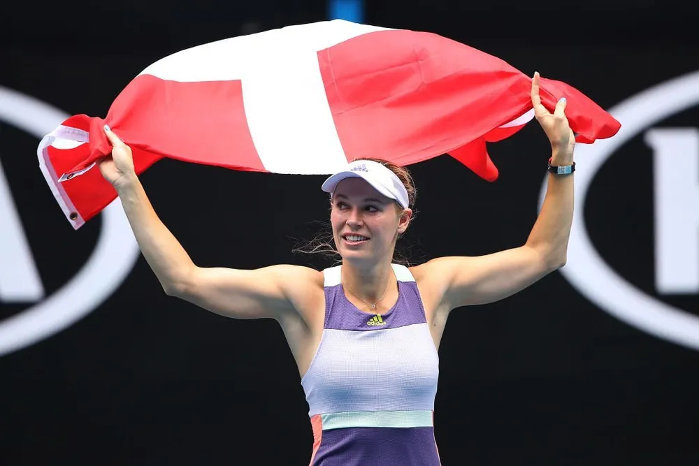 Tay vợt người Đan Mạch lên ngôi số 1 thế giới năm 2010. Ảnh: GETTY