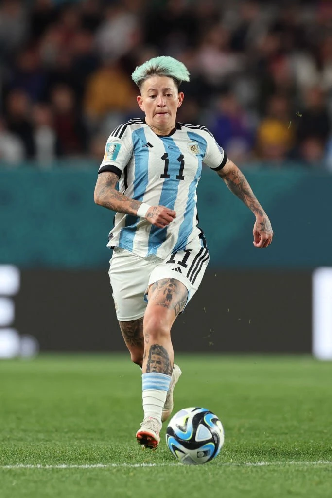 Bức hình xăm Ronaldo khiến Yamila gặp nhiều chỉ trích. Ảnh: GETTY