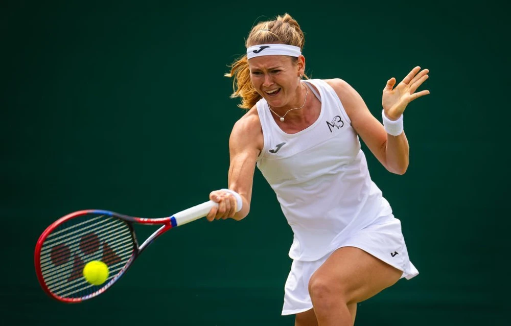ĐKVĐ WTA Praha mở rộng Marie Bouzkova. Ảnh: GETTY