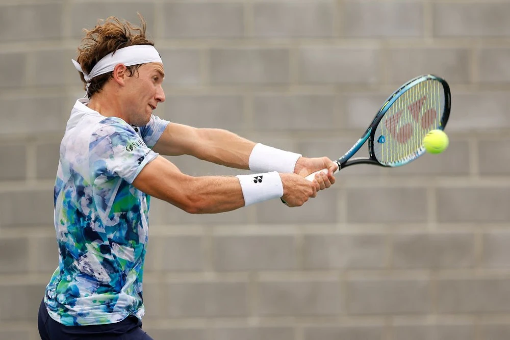 Casper Ruud khởi động Mỹ mở rộng khá chật vật. Ảnh: GETTY