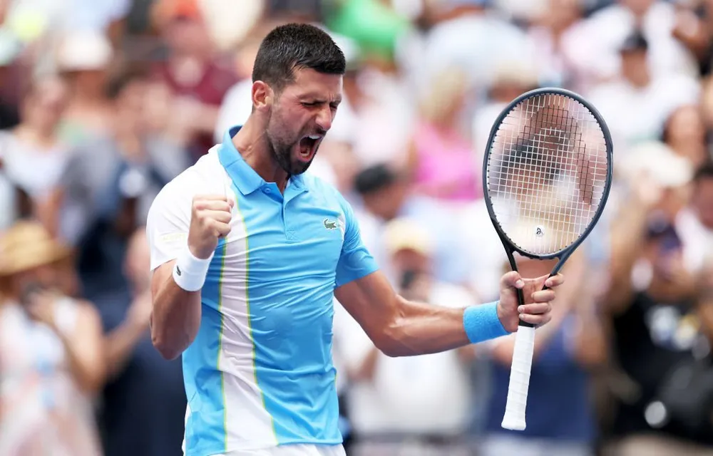 Djokovic lập kỷ lục với 47 lần có mặt tại trận bán kết các giải Grand Slam. Ảnh: GETTY
