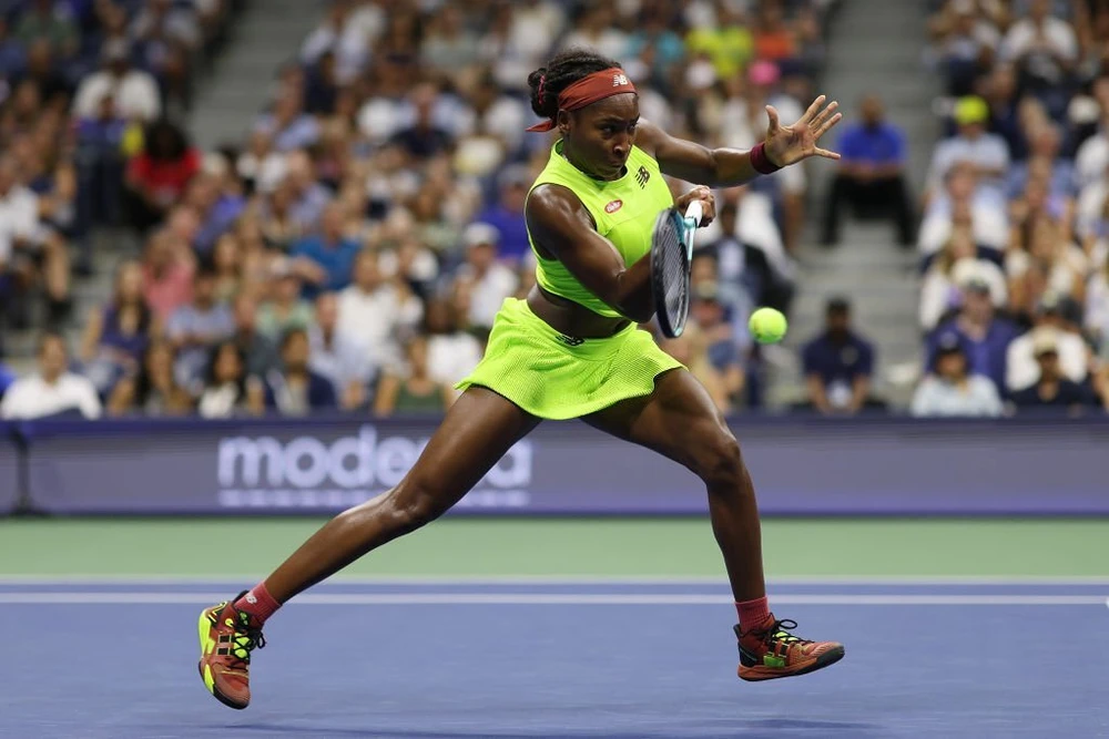 Ở tuổi 19, Coco Gauff trở thành tay vợt trẻ nhất vào chung kết giải Mỹ mở rộng sau hơn hai thập niên. Ảnh: GETTY Ở tuổi 19, Coco Gauff trở thành tay vợt trẻ nhất vào chung kết giải Mỹ mở rộng sau hơn hai thập niên. Ảnh: GETTY